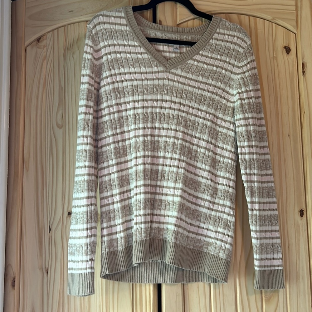Croft & Barrow Stripes Size M